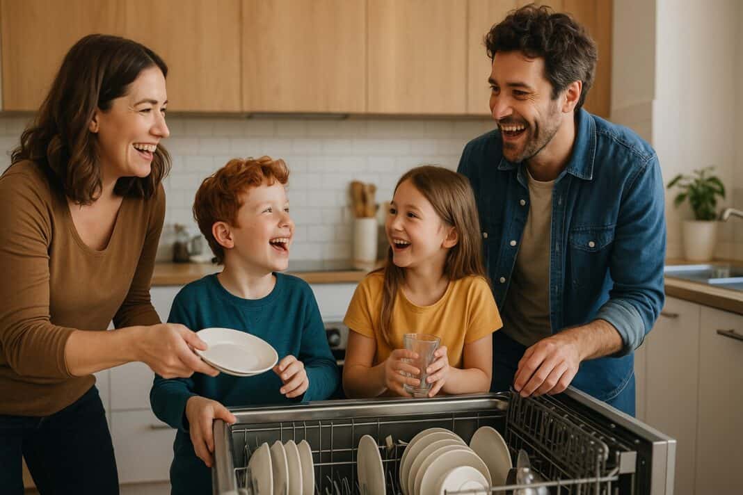 Gemeinsam anpacken macht Spaß – Familienzeit zwischen Tellern und Tassen