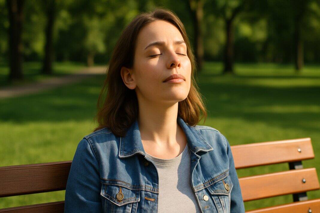Augen zu, Sonne ins Gesicht – ein stiller Moment nur für mich.